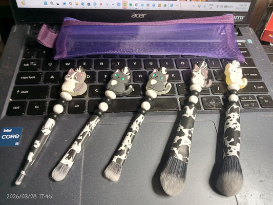 Midnight Cat Brush Set