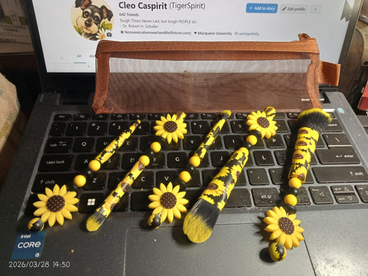 Sunflower Glow Brush Set ✨